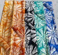 Silk and chiffon combo fabrics