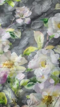 Italian chiffon jacquard